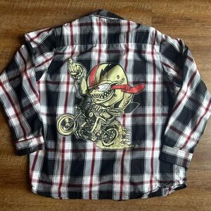 Hot Leather’s “Biker for life” flannel shirt (3XL)